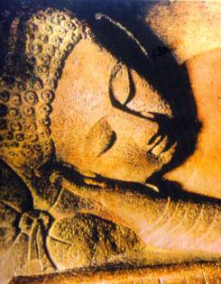 Buddha in Mahanirvana, Ajanta