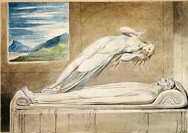 The soul leaving the body